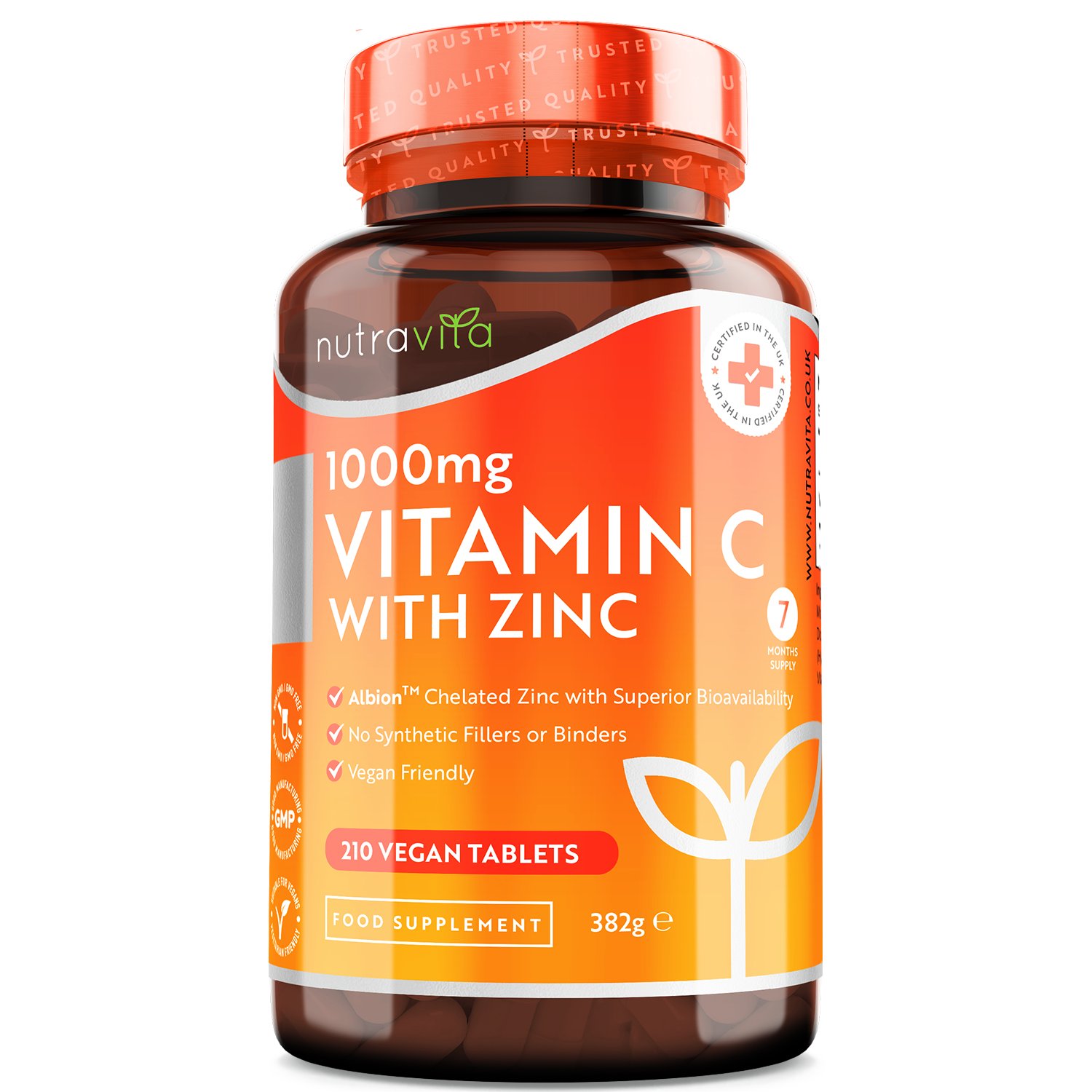 Compresse di vitamina C e zinco - Vitamina C 1000 mg con zinco Albion® 15 mg