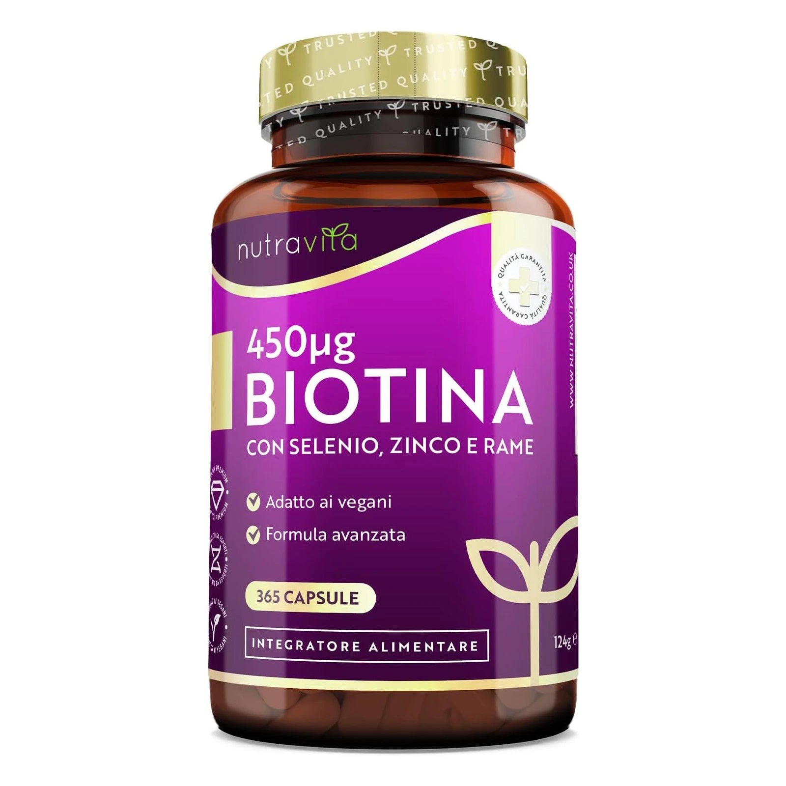 Biotina, zinco, selenio e rame
