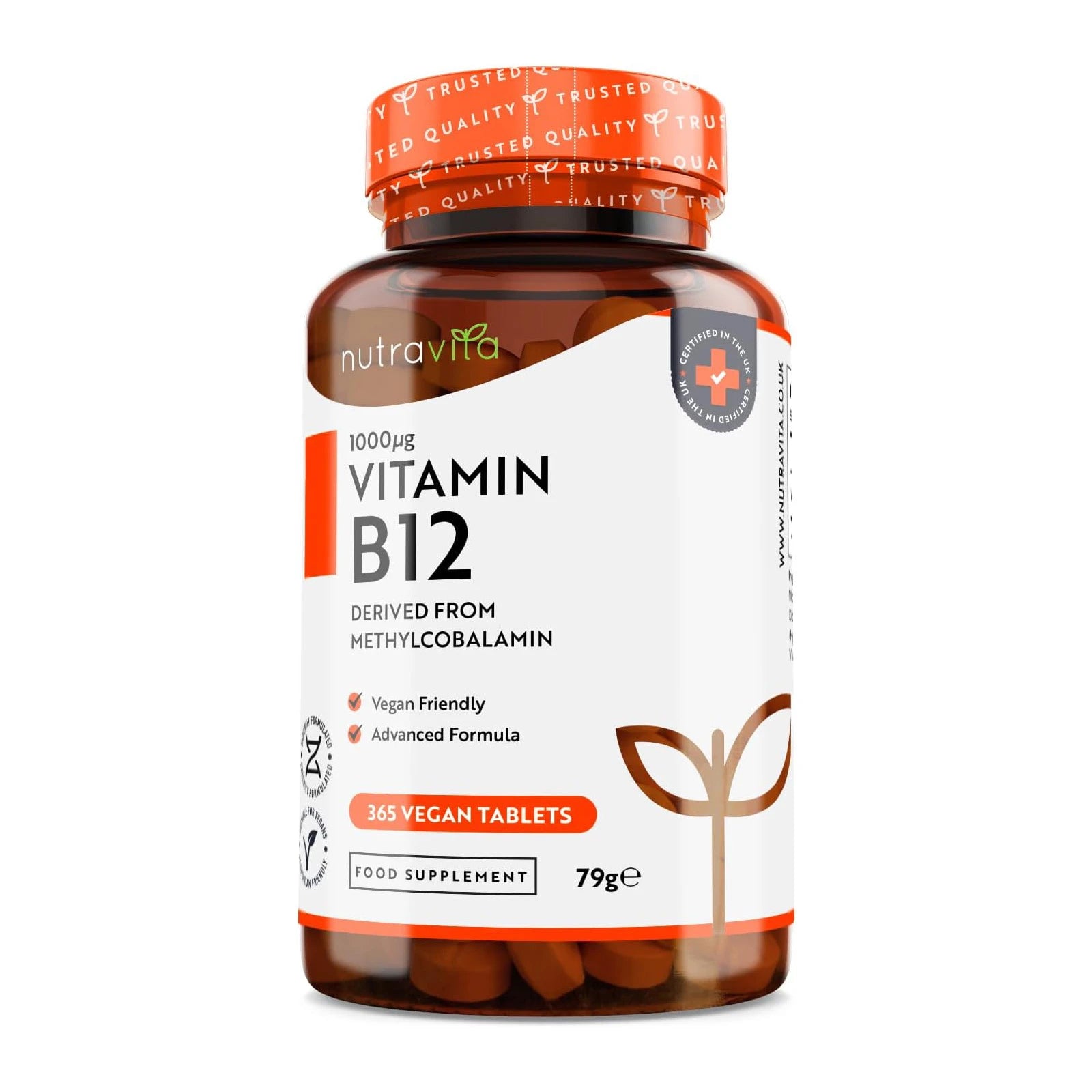 Vitamina B12 1000 mcg - 365 Compresse (1 Anno di Fornitura)