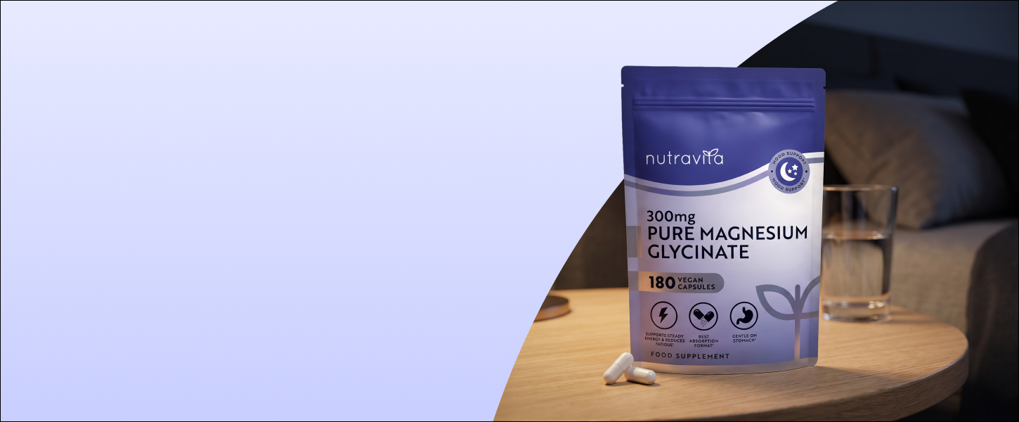 300 mg Pure Magnesium Glycinate - Desktop Image