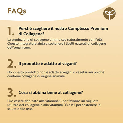 Proteine di Collagene Multi-Premium - 90 Compresse