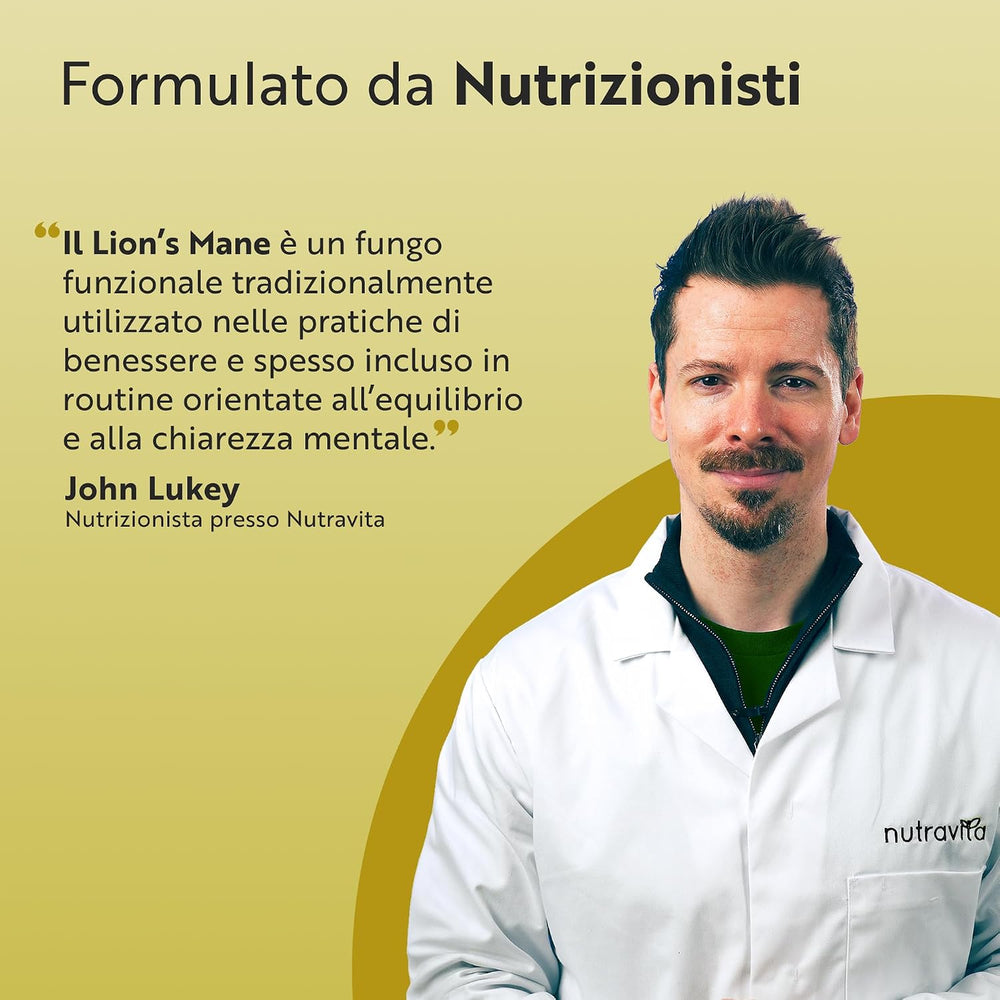 Fungo di criniera di leone biologico 1500 mg 120 capsule
