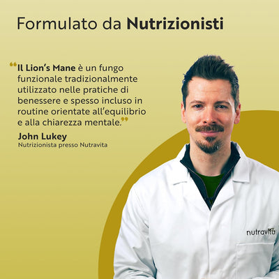 Fungo di criniera di leone biologico 1500 mg 120 capsule