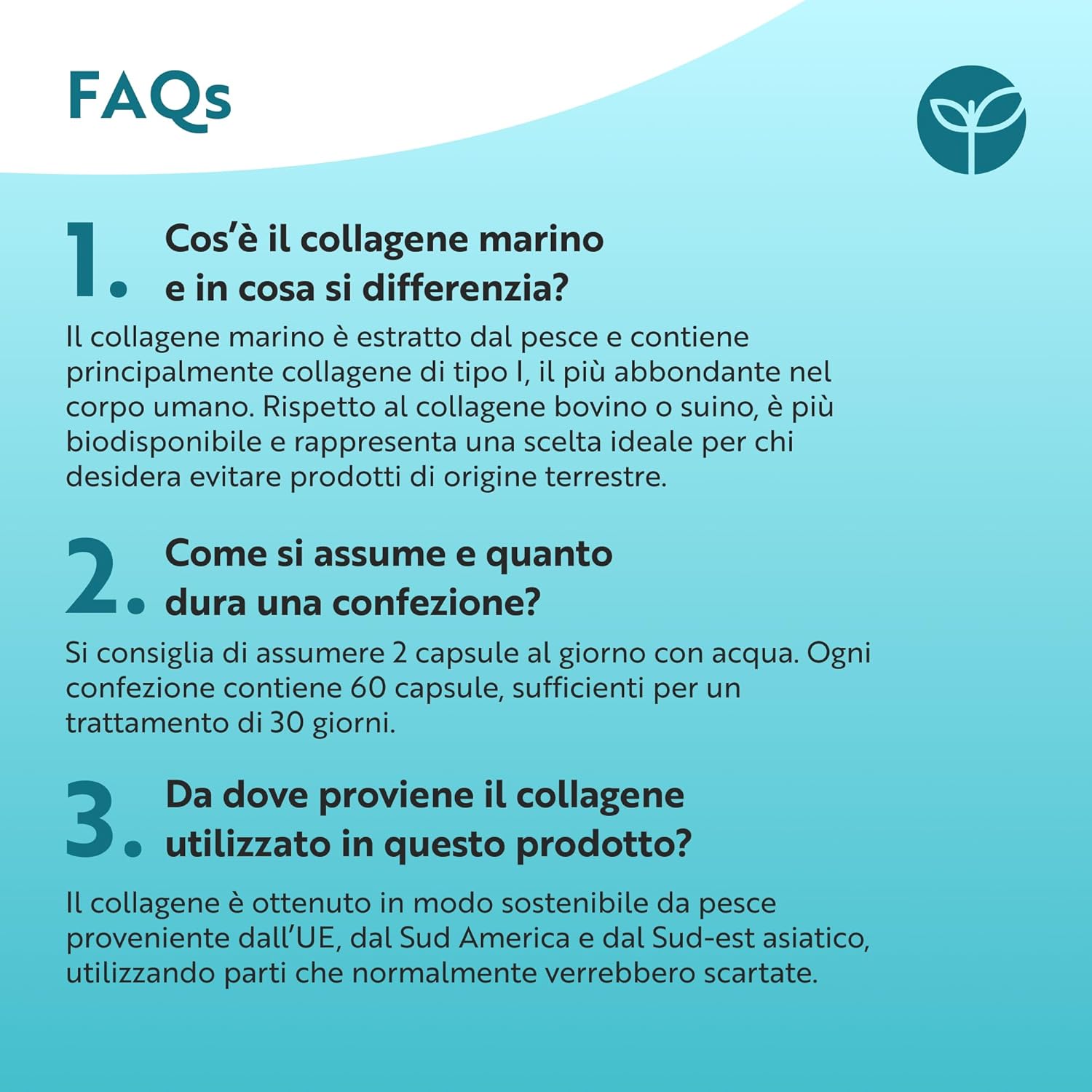 Collagene Marino con Acido Ialuronico 1000 mg - 60 Capsule