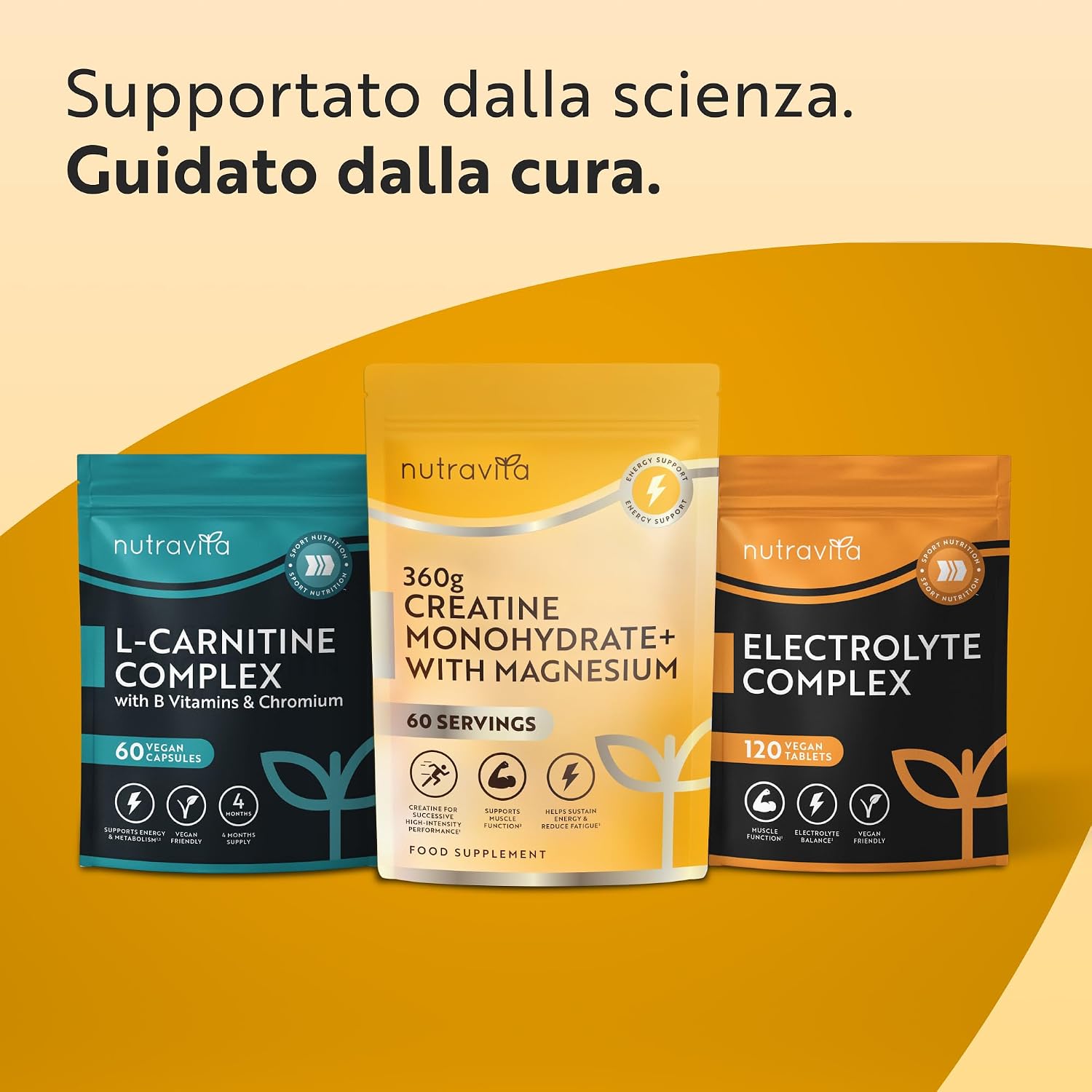 Creatina Monoidrato Con Magnesio 360 g – 60 Porzioni