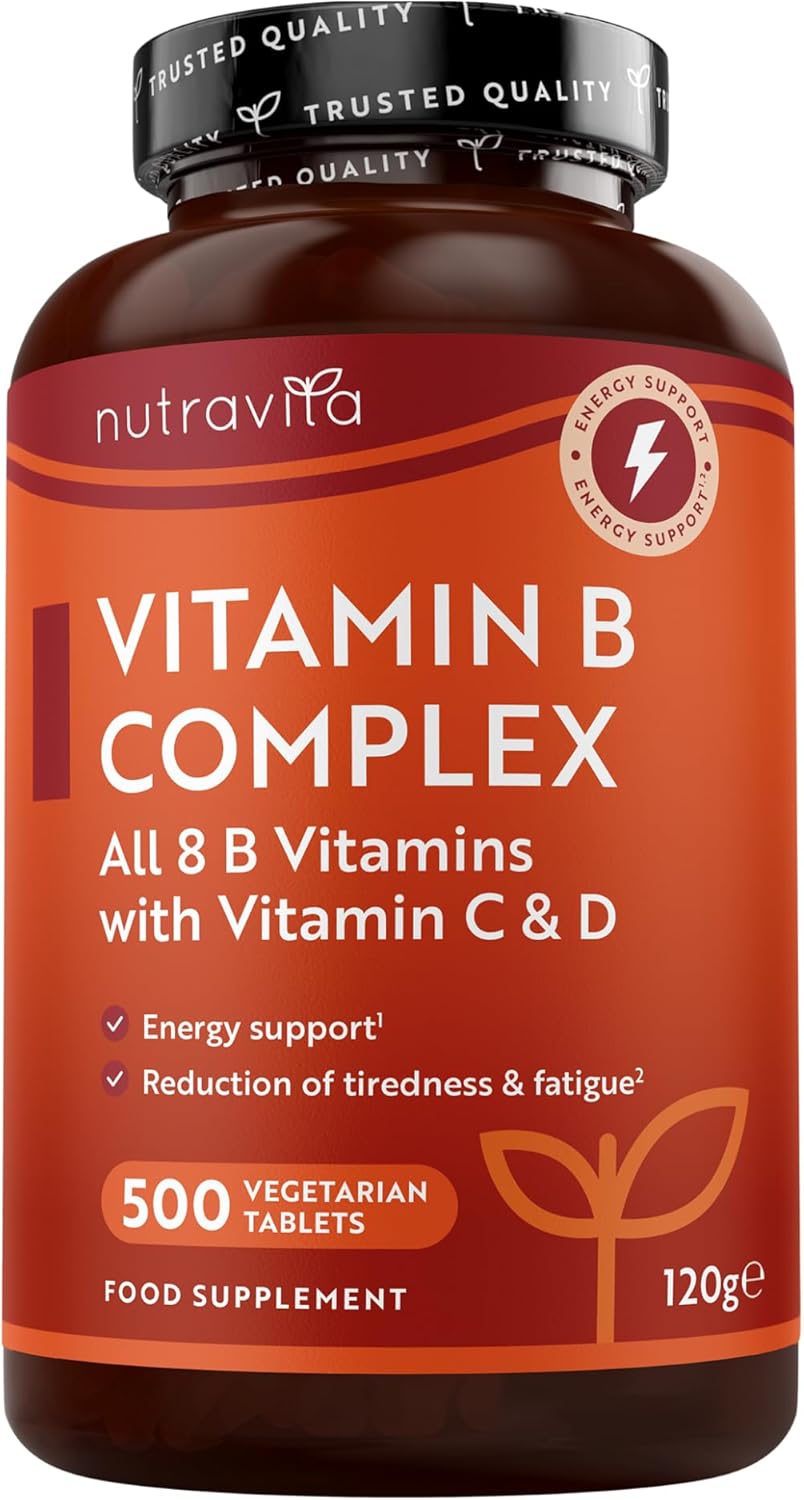 Vitamina B Complex con Vitamina C + Vitamina D - 500 Compresse
