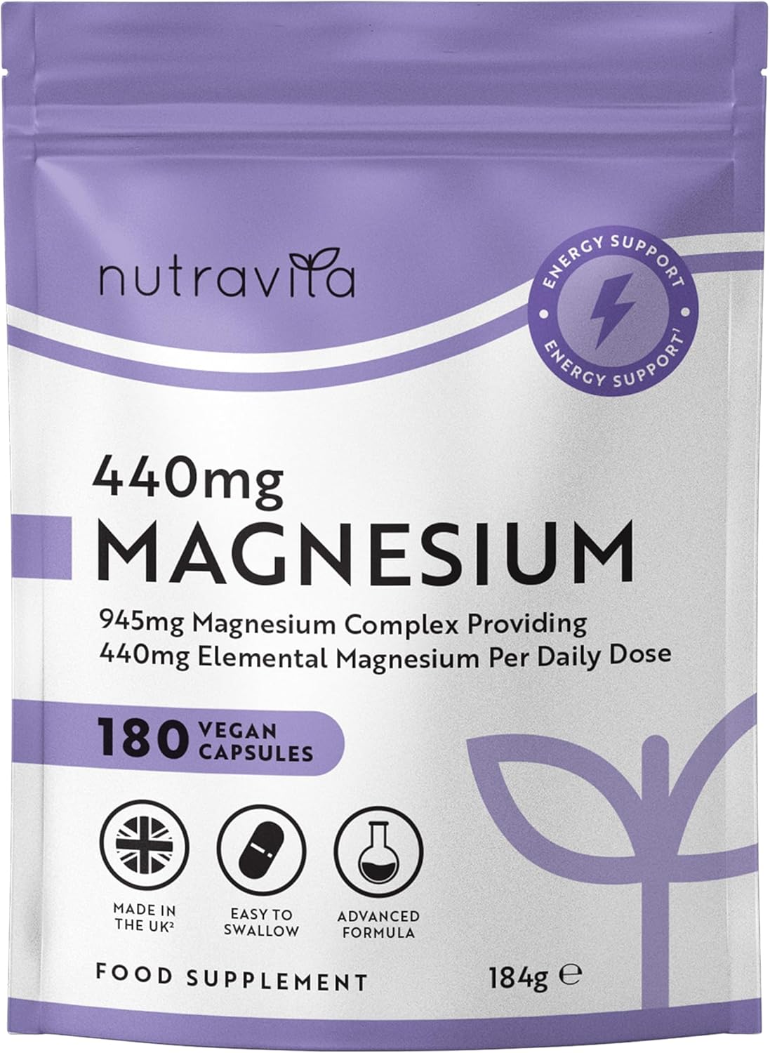 Magnesio citrato 440mg 180 capsule