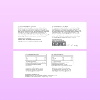 Biotin 450ug with Zinc, Selenium & Copper - 365 Vegan Capsules