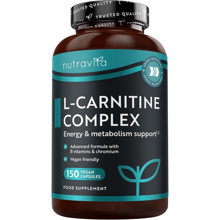 Complesso di L-Carnitina 150 Capsule Vegane