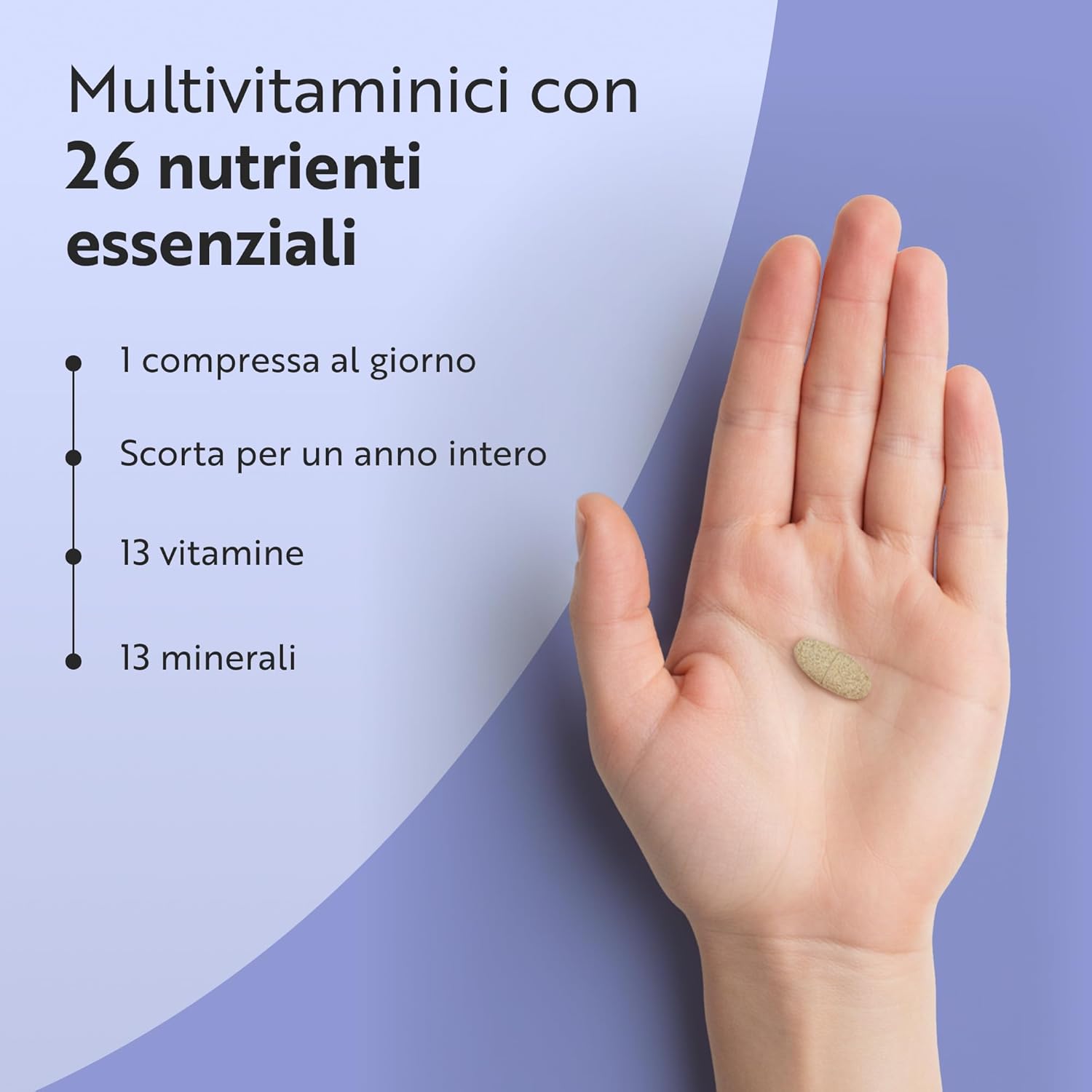 Multivitaminico e Minerali - 365 Compresse Vegane
