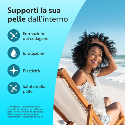 Collagene Marino Idrolizzato 1000 mg con Acido Ialuronico 90 Capsule