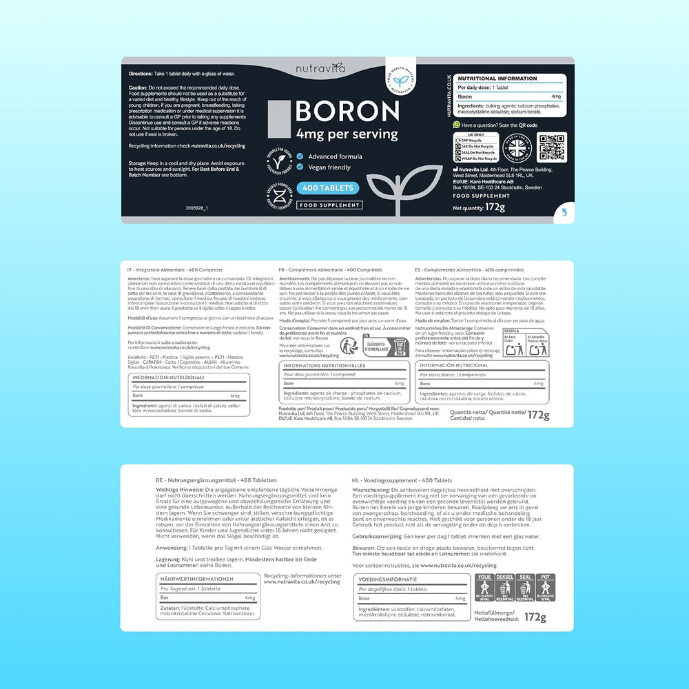 Boron 4MG Tab 400