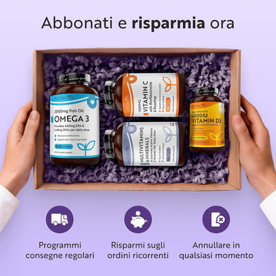 Multivitaminici ad Assorbimento Avanzato per Uomo & Donna - 360 Compresse Vegane