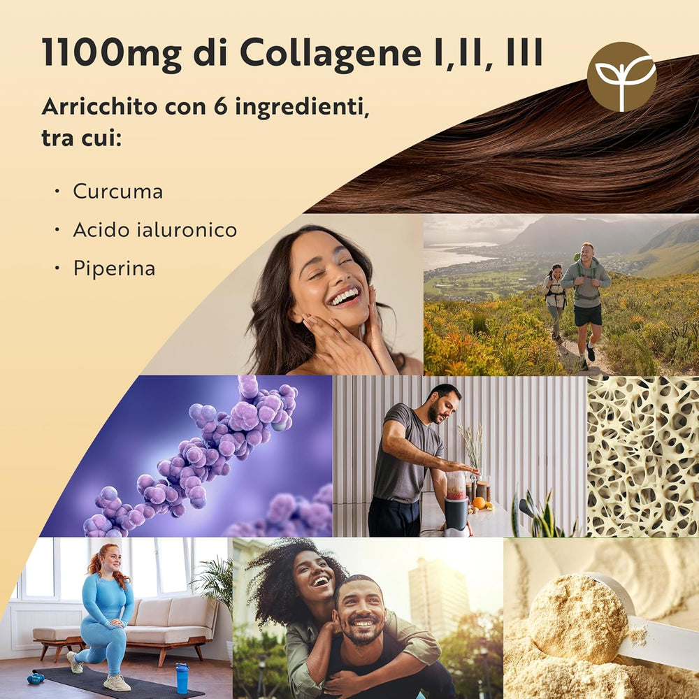 Proteine di Collagene Multi-Premium - 90 Compresse