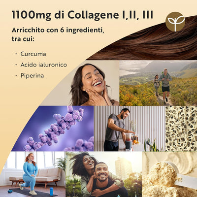 Proteine di Collagene Multi-Premium - 90 Compresse