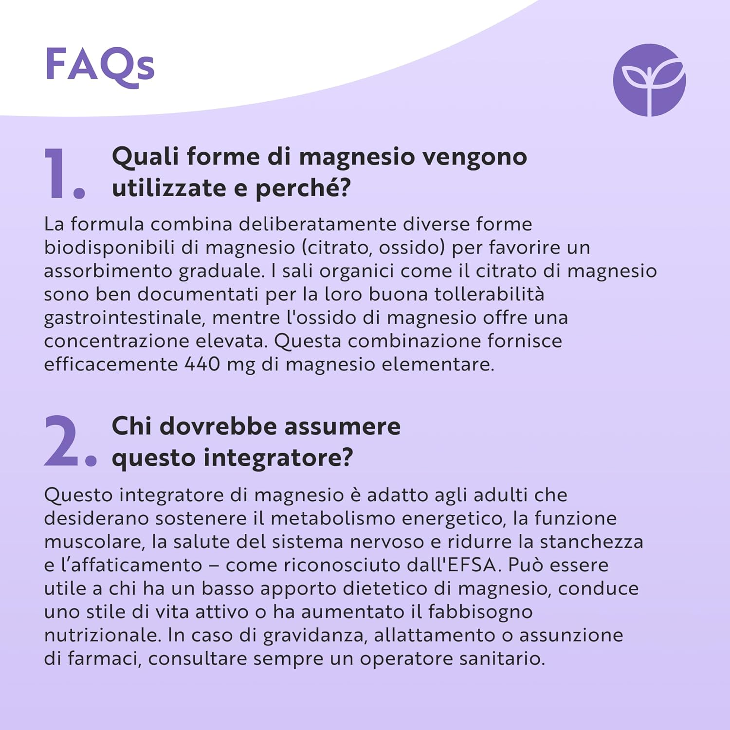 Magnesio citrato 440mg 180 capsule