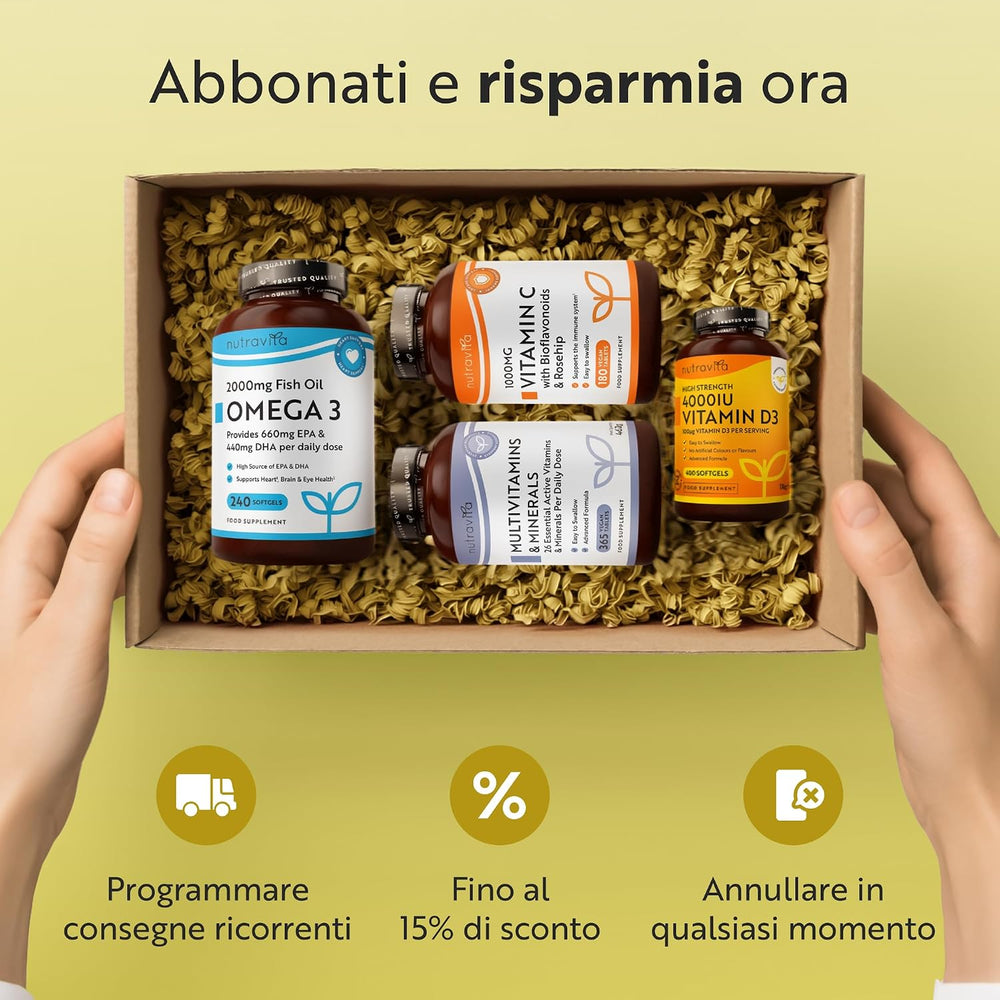 Fungo di criniera di leone biologico 1500 mg 120 capsule