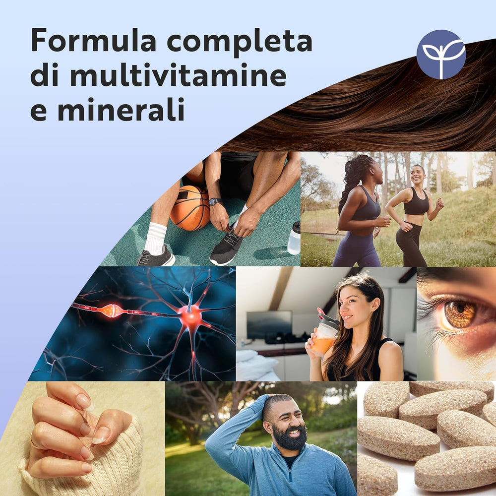Multivitaminico Completo Donna e Uomo – 90 Compresse Vegane
