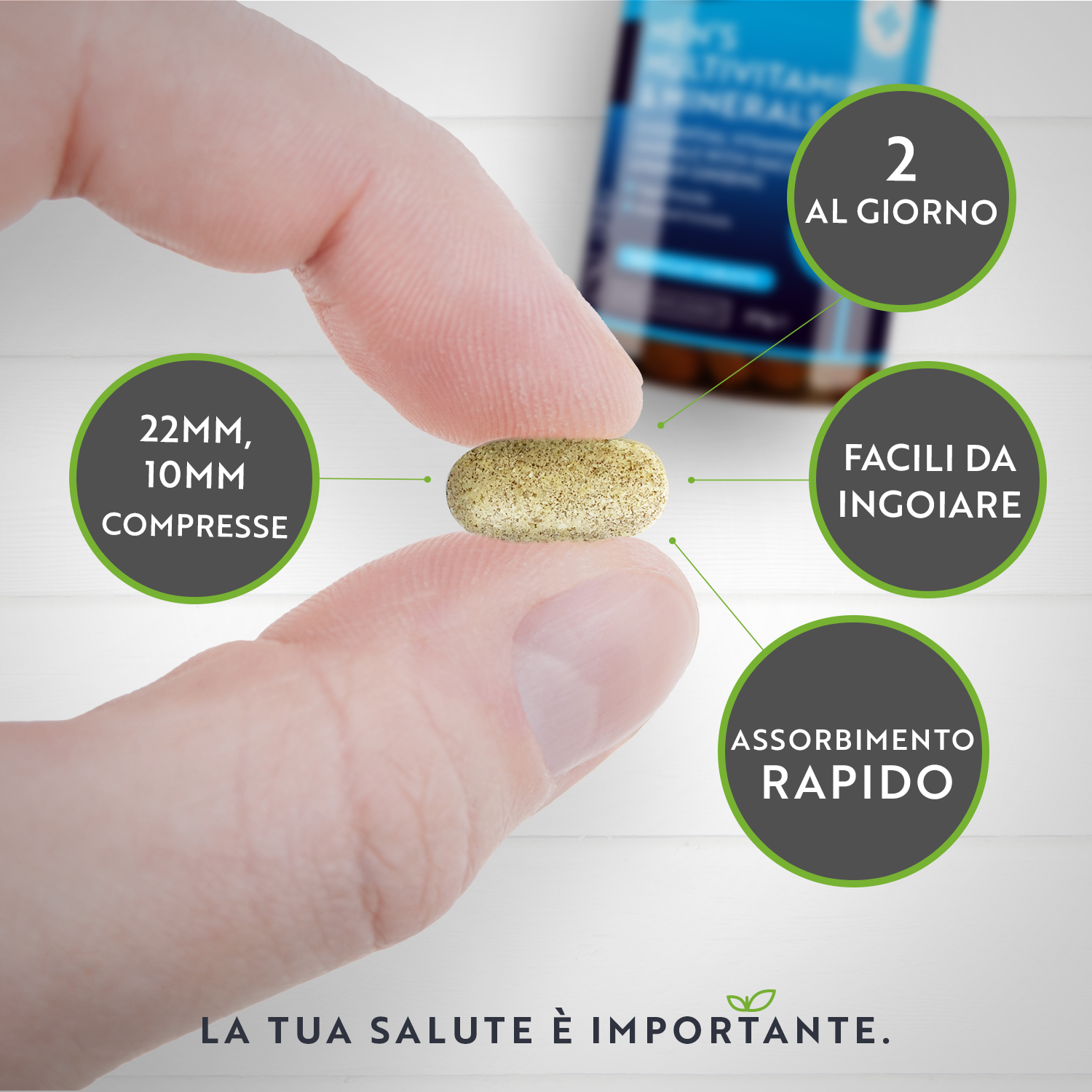 Multivitaminici e minerali per uomo 180 compresse