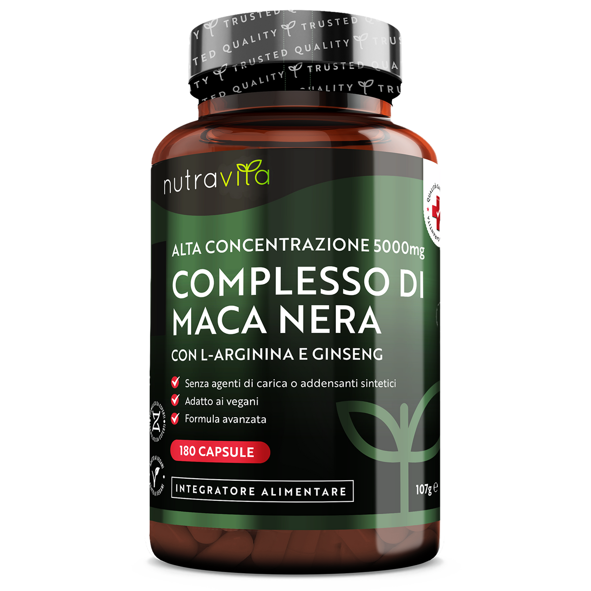 Complesso Di Radice Di Maca Nera 5000mg 180 Capsule Vegane complesso-di-radice-di-maca-nera-5000mg-180-capsule-vegane