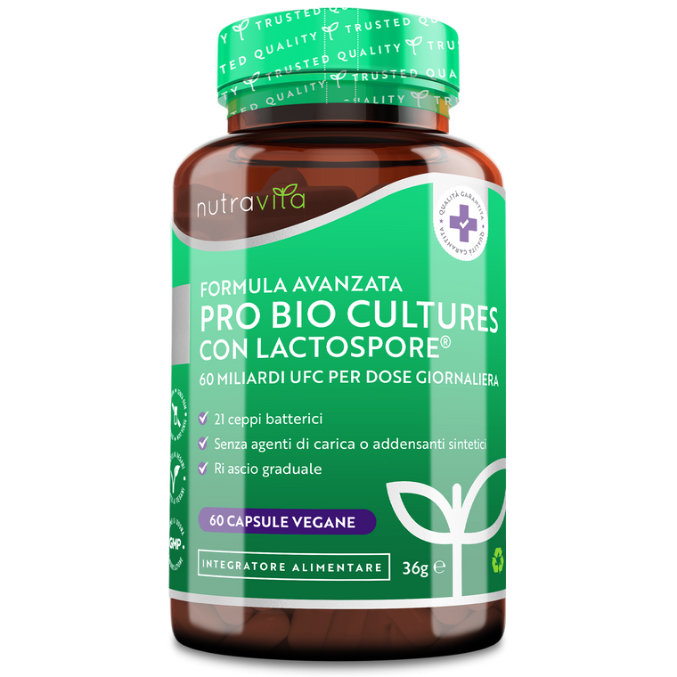Probiotico Con 60 Miliardi di CFU