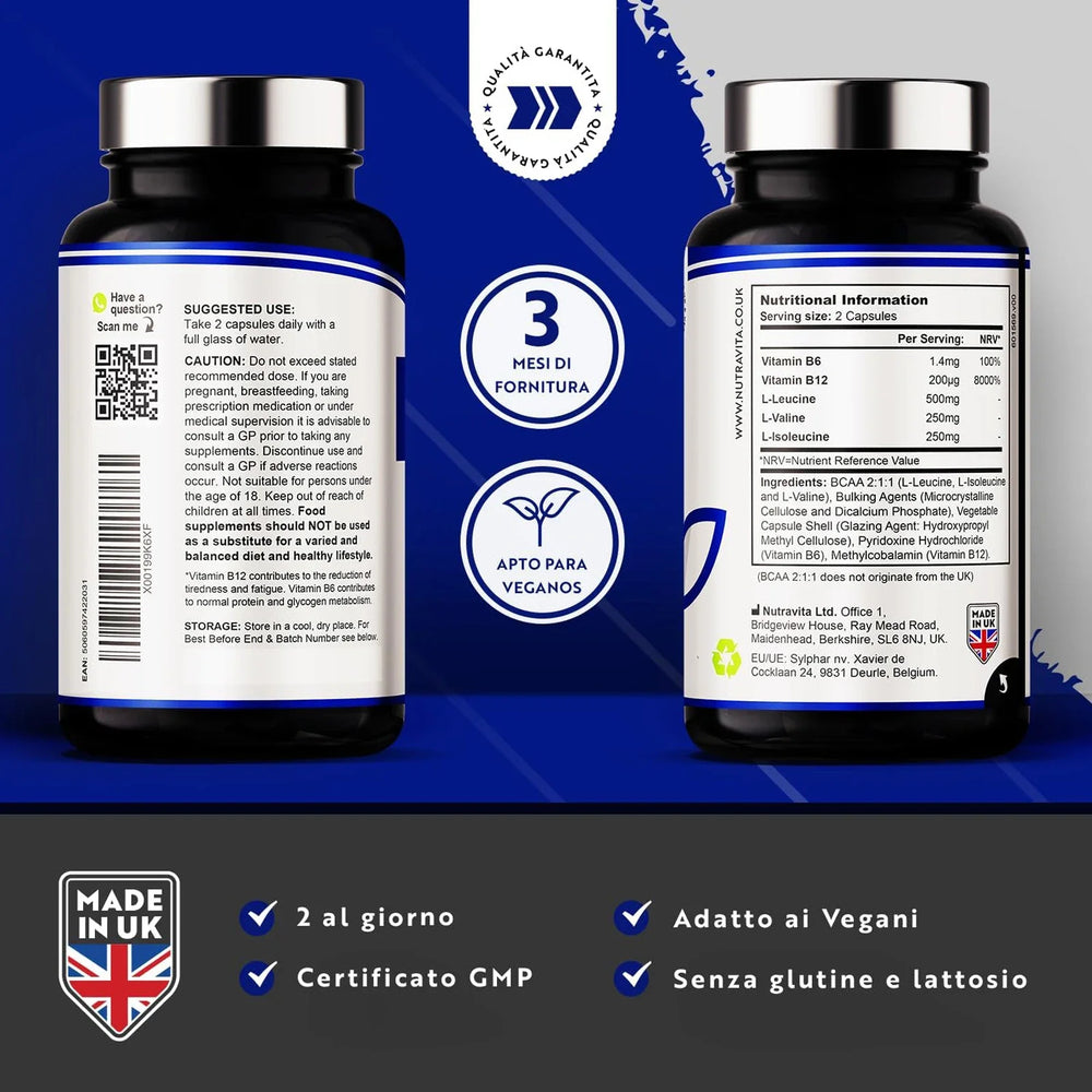 BCAA Aminoacidi Ramificati