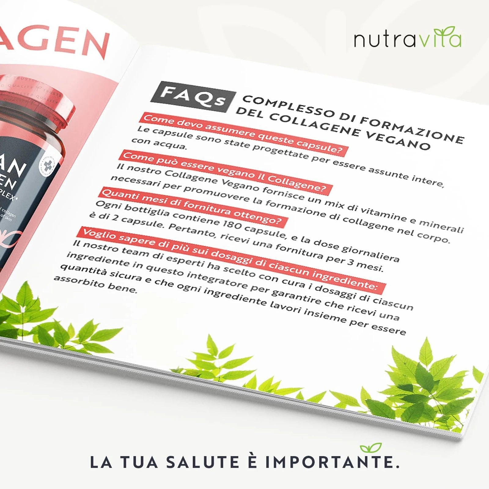 Collagene Vegano 180 Compresse