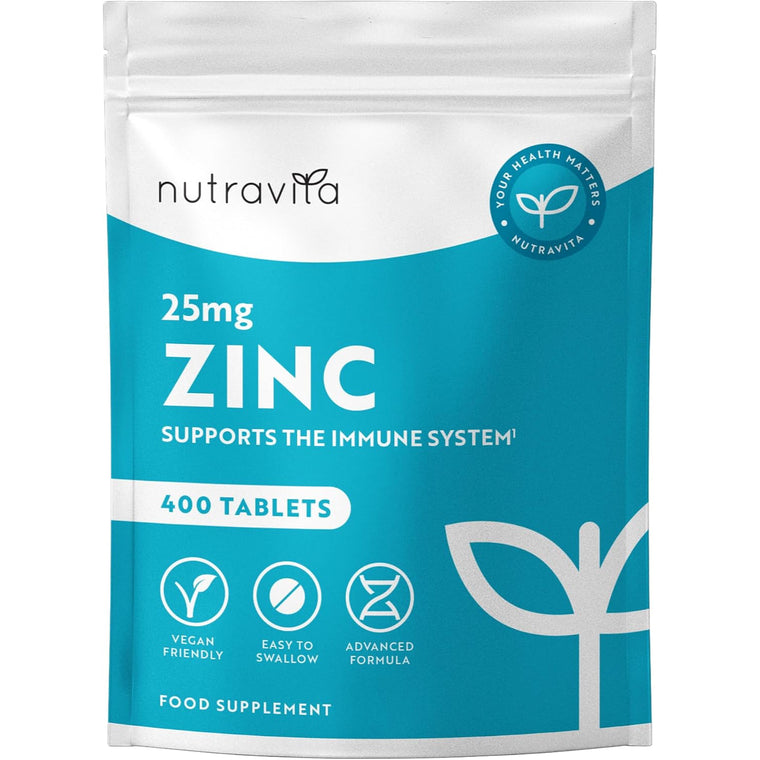 Zinc 25 mg - 400 Vegan Tablets