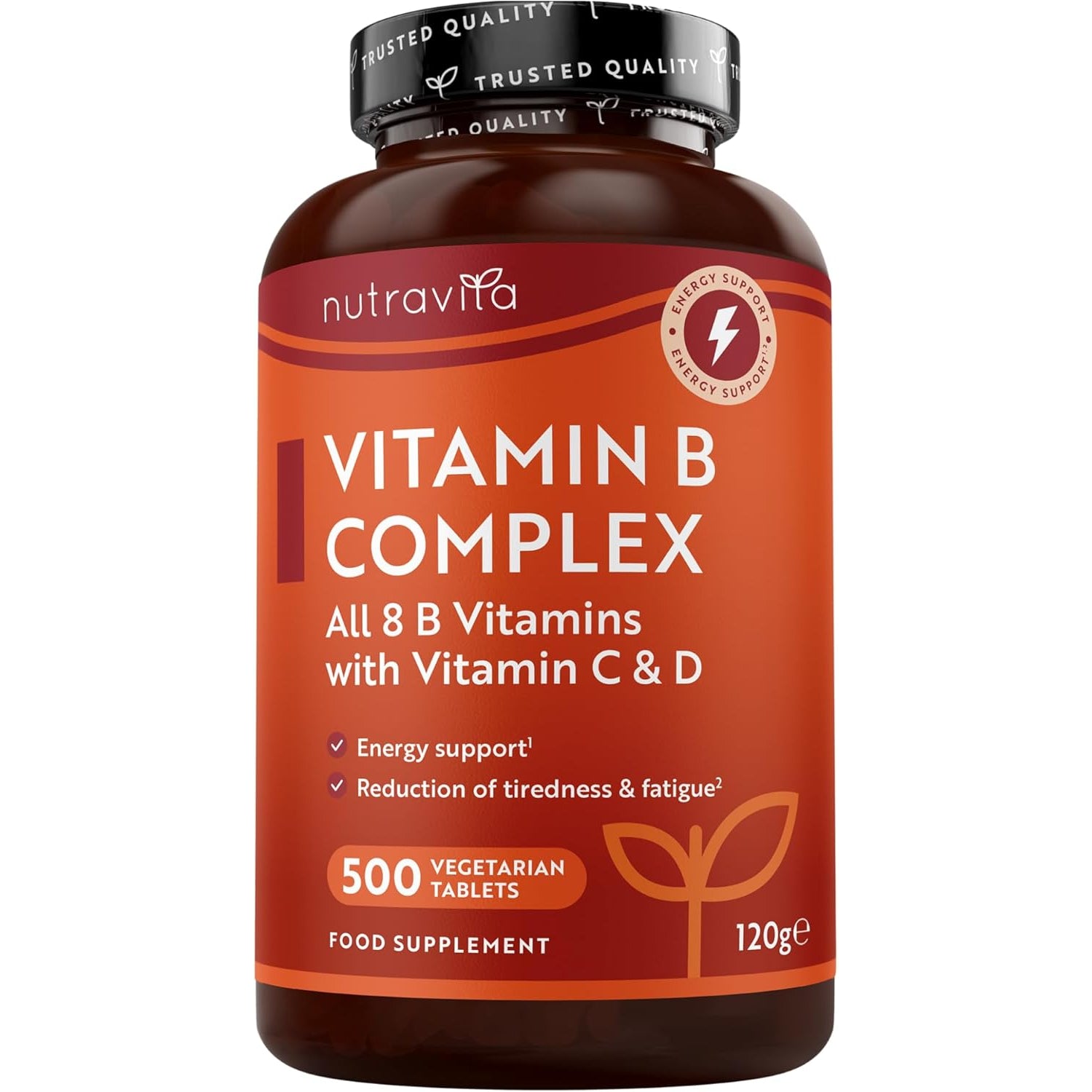 Vitamina B Complex con Vitamina C + Vitamina D - 500 Compresse
