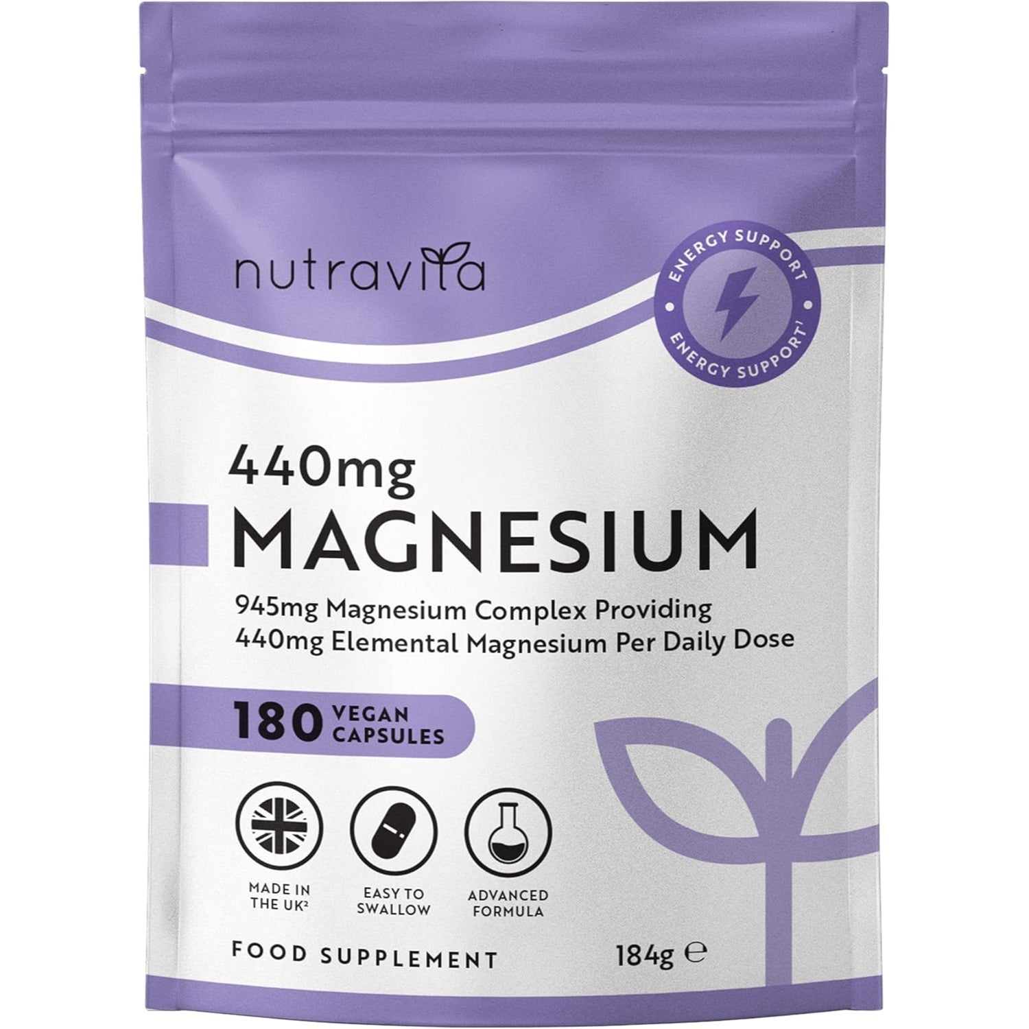 Magnesio citrato 440mg 180 capsule