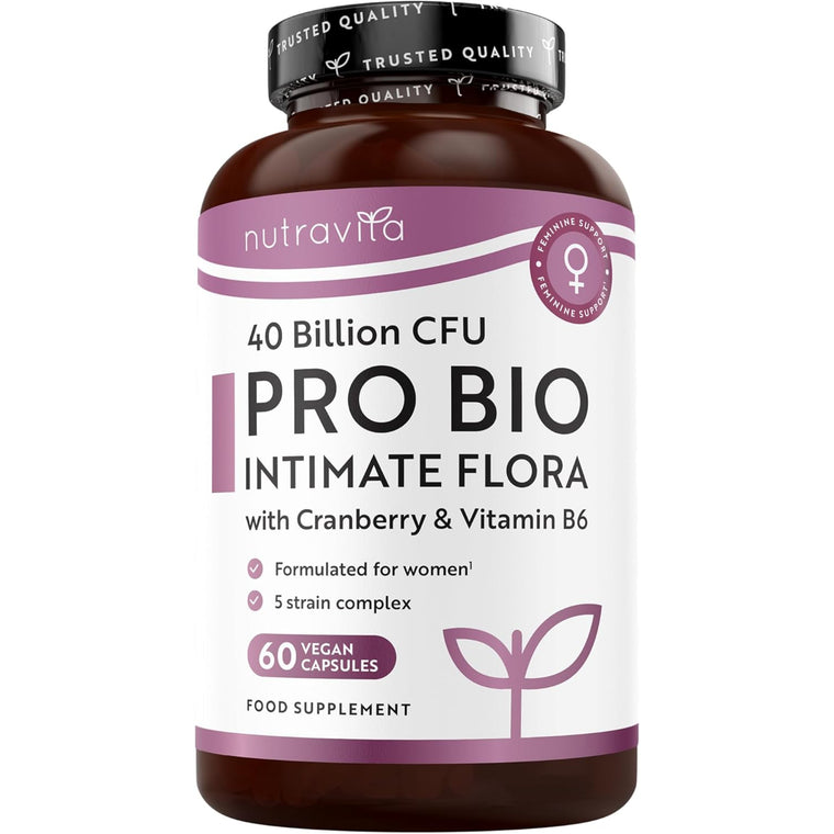 40 Billion CFU 5 Strain Probiotics - 60 Vegan Capsules