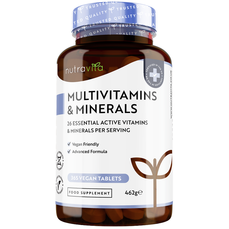 Multivitaminico e Minerali - 365 Compresse Vegane