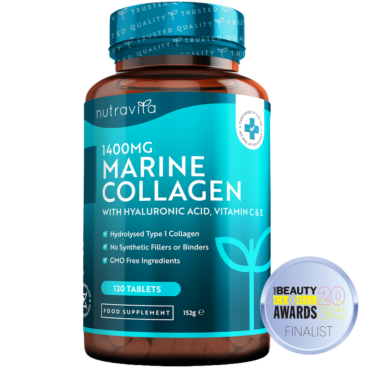 Collagene Marino Con Acido Ialuronico 1400mg - 120 Compresse