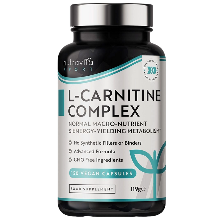 Complesso di L-Carnitina 150 Capsule Vegane