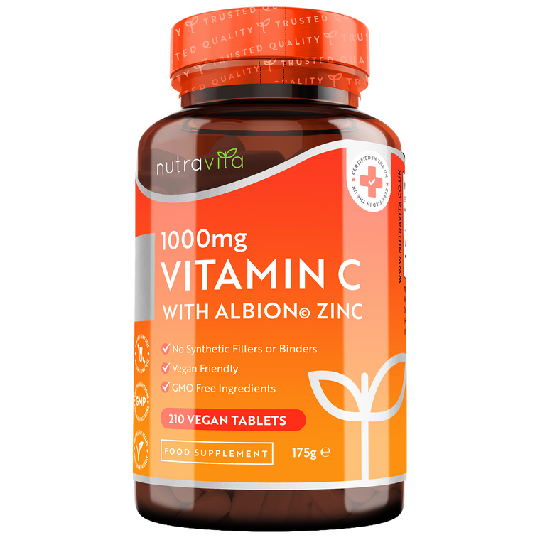 Compresse di Vitamina C e Zinco - Vitamina C 1000 mg con Zinco Albion® 15 mg