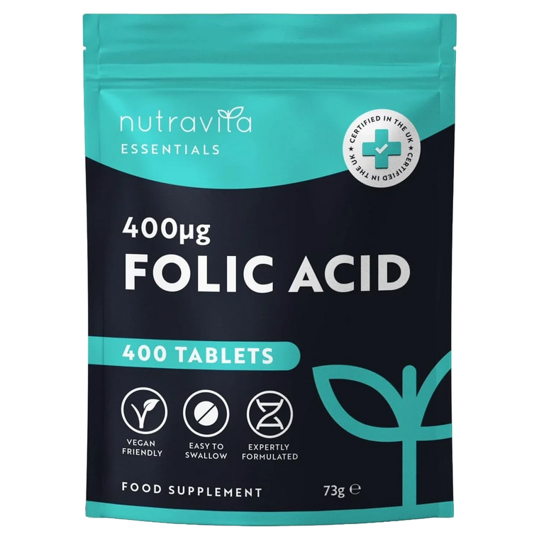 Acido Folico 400 mcg - 400 Compresse Vegane