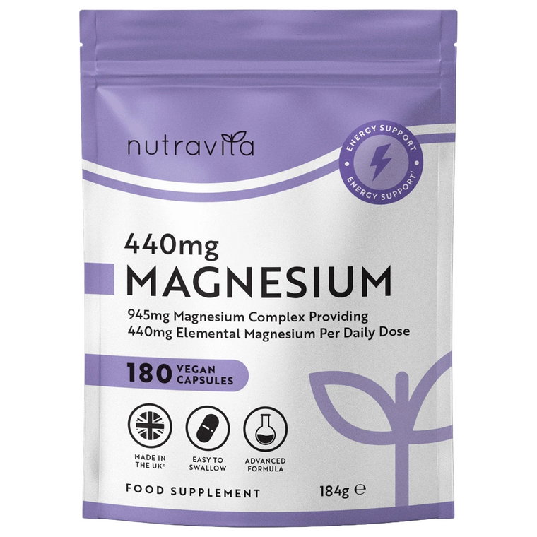 Citrato di Magnesio 440mg 180 Capsule