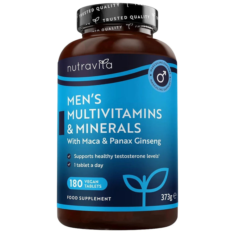 Multivitamine e Minerali Per Uomo 180 Compresse Vegane