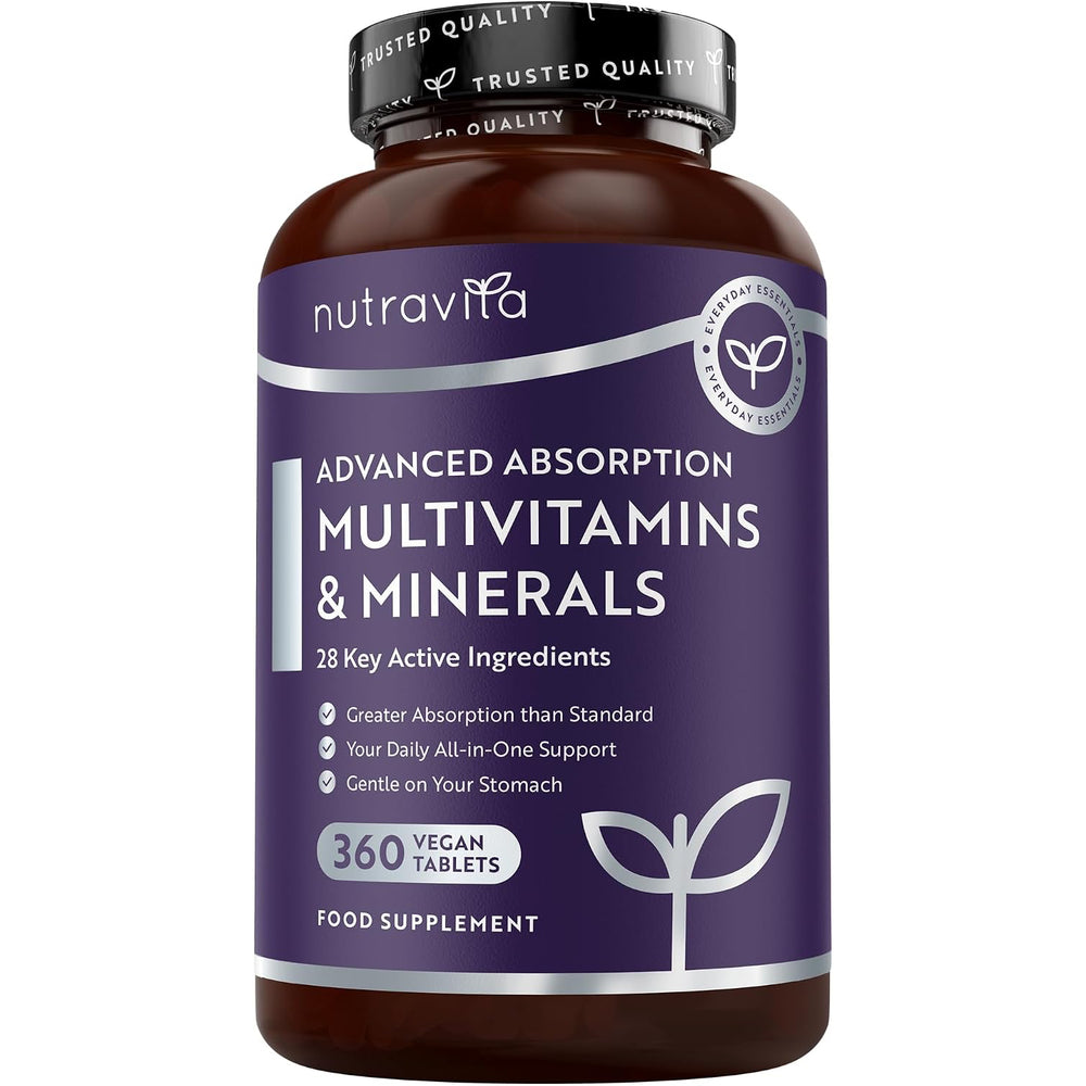 Multivitaminici ad Assorbimento Avanzato per Uomo & Donna - 360 Compresse Vegane