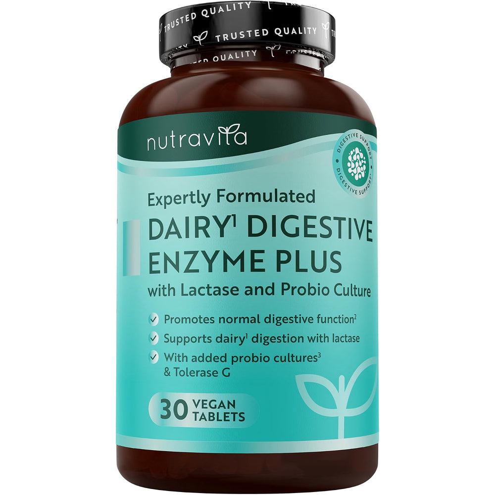 Complesso di integratori a base di enzimi digestivi - 60 compresse vegane