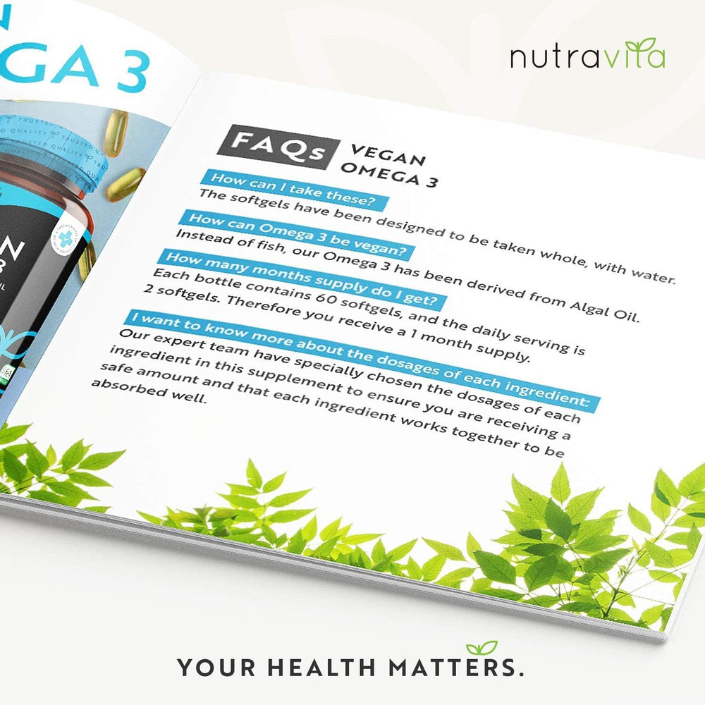 Omega 3 Vegan ad alta efficienza 2000mg