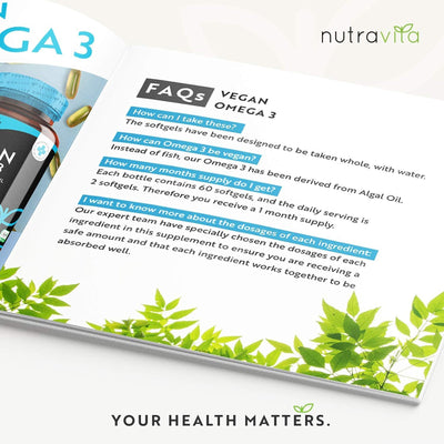 Omega 3 Vegan ad alta efficienza 2000mg