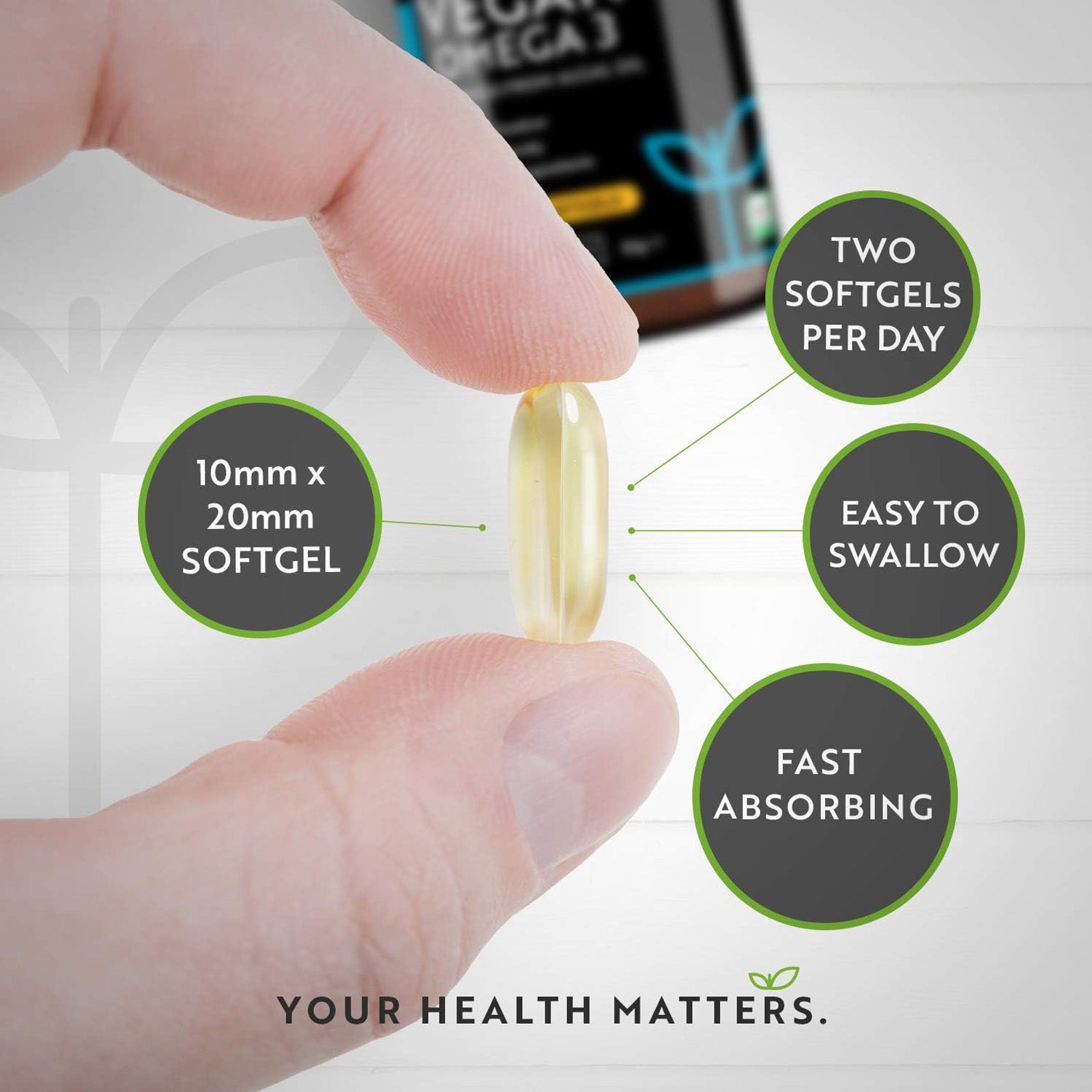 Omega 3 Vegan ad alta efficienza 2000mg